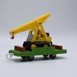 Thomas & Friends Kavin 2009 on Green Flatbed 2001 Plarail Railway Train TOMY